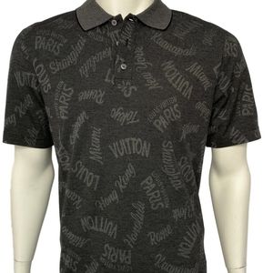 LOUIS VUITTON OXFORD CITIES JACQUARD POLO